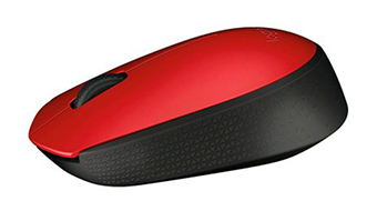 LOGITECH Wireless Mouse M171 - RED - 910-004641